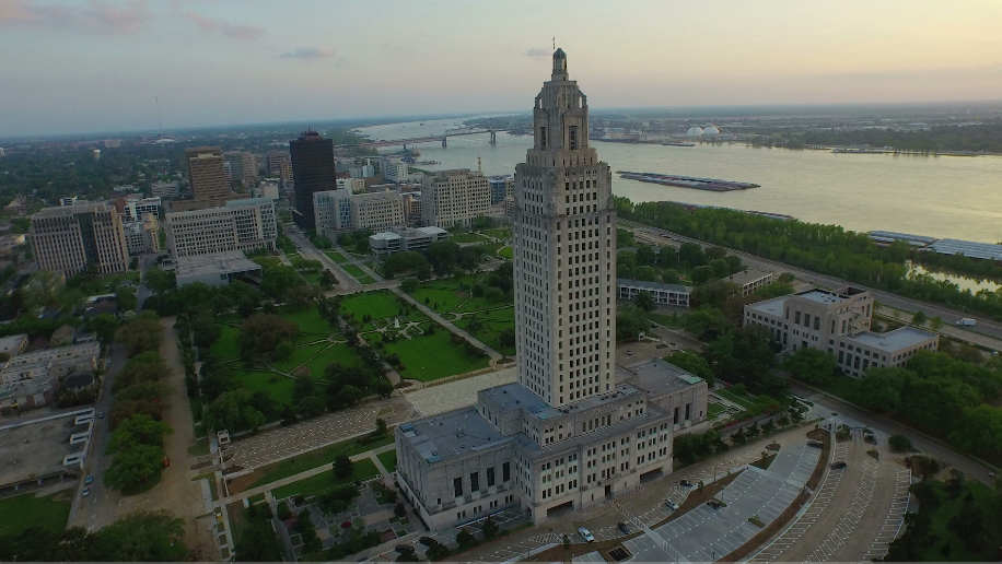 0006 aerial arc right Louisiana State Capitol