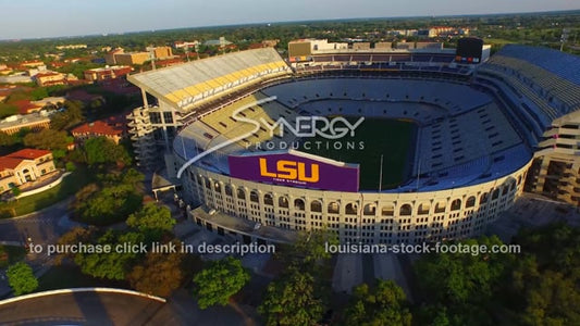 2870 Tiger Stadium LSU Louisiana state university aerial arc