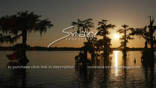 2943 Louisiana gulf coast sunset