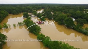 0306 Louisiana Flood disaster stock video footage