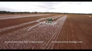 0891 Cotton agricultural farm landscape aerial
