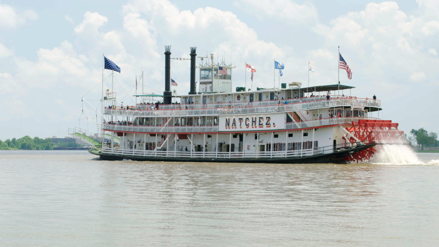 New Orleans Riverboat stock footage video
