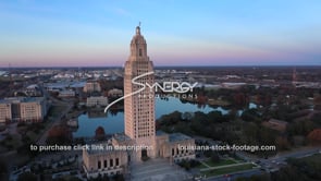 2504 Louisiana State Capitol drone aerial