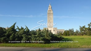 2507 Louisiana State Capital building in slow motion