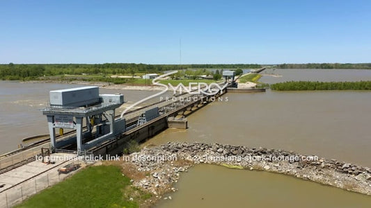 2732 old river control structure for Mississippi Atchafalaya