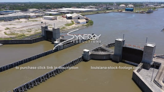 2811 New Orleans flood protection Seabrook Floodgate industrial canal