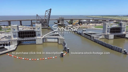 2806 New Orleans Seabrook Floodgate Complex industrial canal