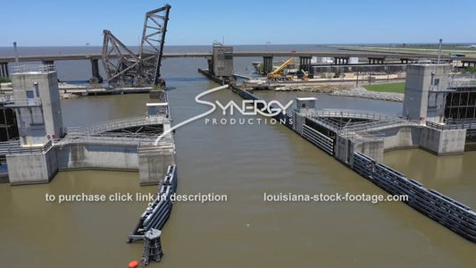 2808 New Orleans flood protection system Lake Pontchartrain meets industrial canal