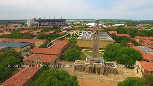 2876 LSU campus and Bell Tower drone out