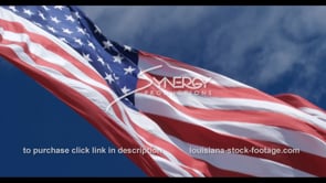 1278 patriotic american flag epic low angle slow motion