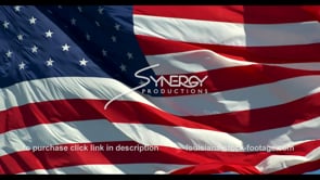 1268 epic american flag blowing in wind slow motion