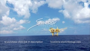 0449 oil gas platform in deep water offshore Gulf of Mexico
