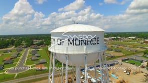 1259 city of Monroe water tower aerial view