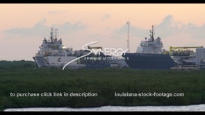 0556 Oilfield support cargo ships port fourchon