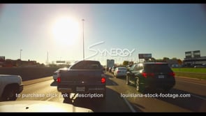 1098 stop and go traffic interstate 10 i10 stock footage video