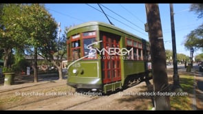 1079 New Orleans streetcar drives by