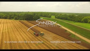 1039 Louisiana corn field harvest stock footage video