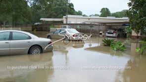 0364 cars parked in flooded neighborhood after rain