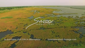 0155 Awesome drone view coastal marsh aerial drone arc