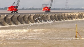 1348 Army corps of engineers cranes moving