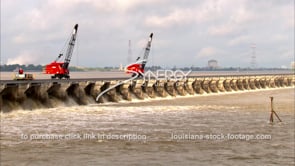 1350 cranes Bonnet Carre spillway moving Army corps of engineers