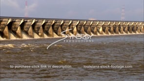 1362 WS water pouring through bonnet carre spillway