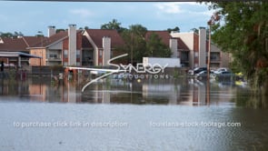 0271 flooded apartment building parking lot