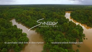 0296 2 flooded rivers aerial drone flyover