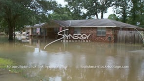 0328 flooded brick house after heavy rains from tropical storm hurricane