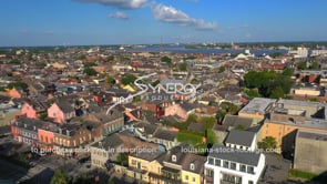 1403 awesome aerial view New Orleans French Quarter