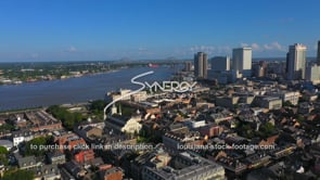 1408 aerial French quarter New Orleans