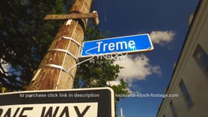 1429 Treme New Orleans street sign