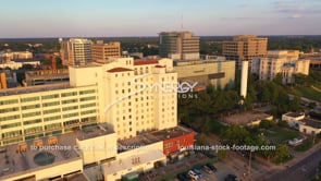 1527 Shaw Center and Old State Capitol aerial