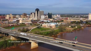 1571 interstate 20 downtown Shreveport Louisiana Red River aerial