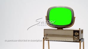 1694 Nice Philco Predicta Siesta tv ms angled right justified green screen chroma key