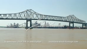 1962 tilt down bridge on Mississippi River port of Baton Rouge