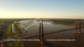 2020 epic Mississippi River aerial drone view